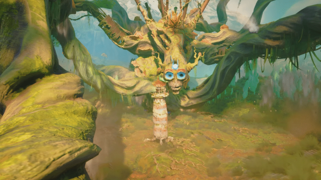 Ajude criaturas fantásticas em puzzles simples, viva a história mais do que o desafio. (Imagem: Reprodução do Xbox Series S / Carlos Maestre)