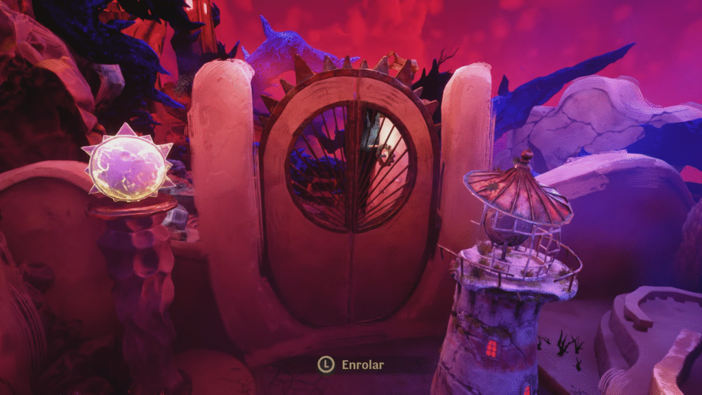 Passado, presente e futuro - o mundo muda, inclusive... Consegue ver a forma espiritual de Ramo na alavanca ao fundo?
(Imagem: Reprodução do Xbox Series S / Carlos Maestre)