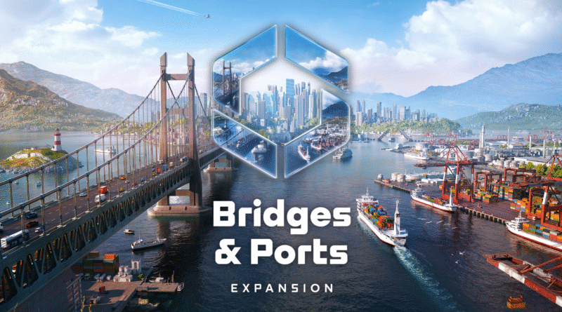 Expansão Bridges & Ports de Cities: Skylines II