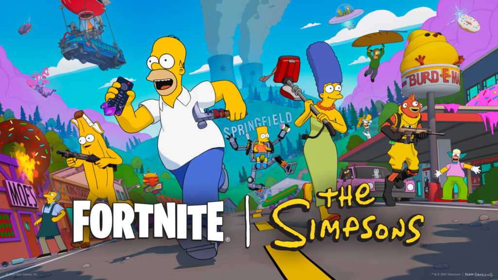 fortnite os simpsons