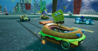 Bob Esponja Calça Quadrada Sonic Racing: CrossWorlds