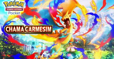Fortnite Pokémon Estampas Ilustradas Pocket chama carmesim