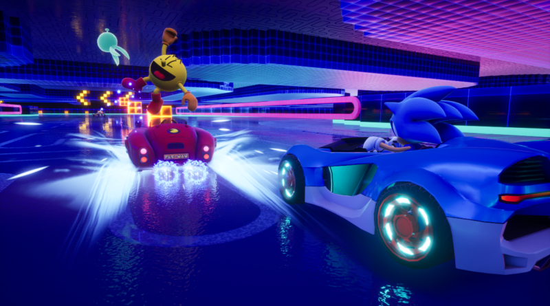 PAC-MAN de Sonic Racing: CrossWorlds