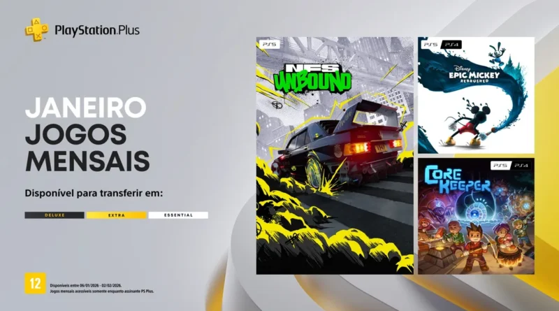 playstation plus janeiro de 2026