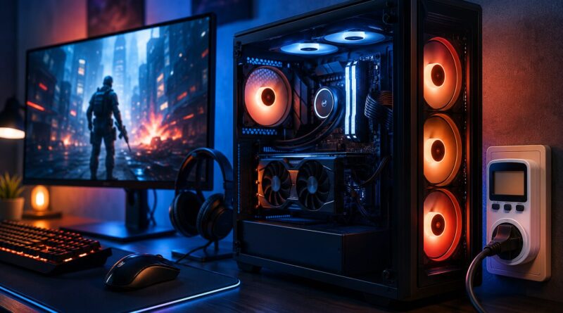 Quanto de energia um PC gamer realmente consome por mês