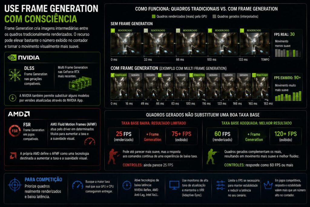 como aumentar o FPS nos jogos aumentar o FPS nos jogos guia completo para melhorar o desempenho do PC frame generation