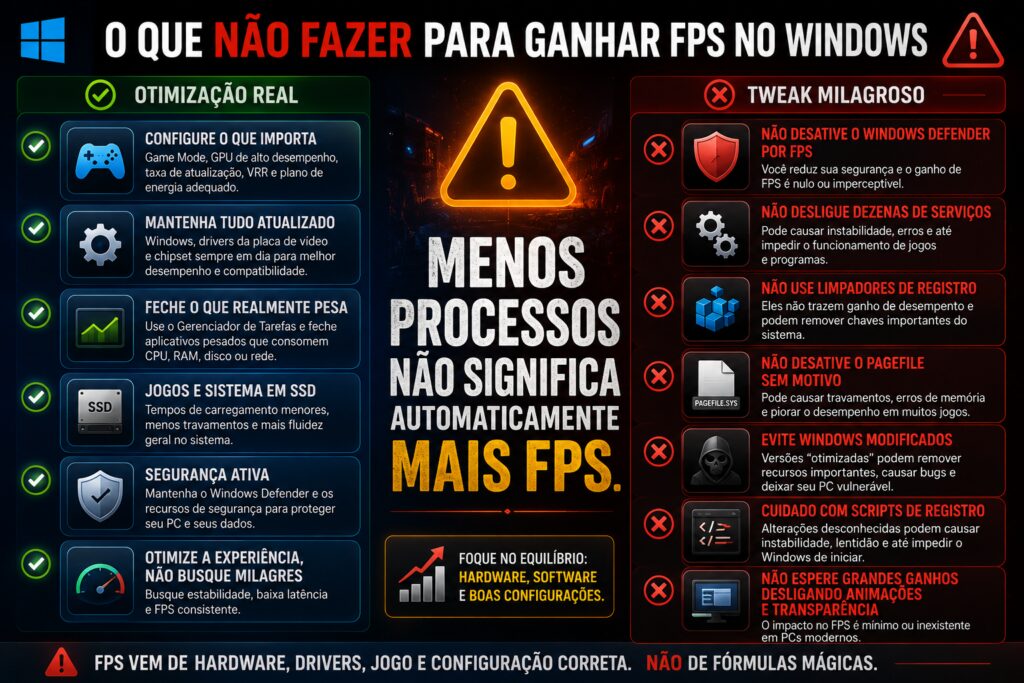 configurações do windows Configurações do Windows que realmente ajudam nos jogos veja o que fazer em 2026