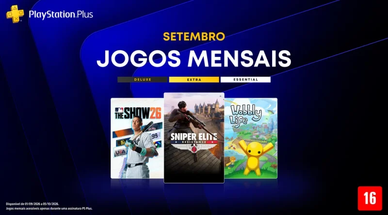 PlayStation Plus Setembro 2026