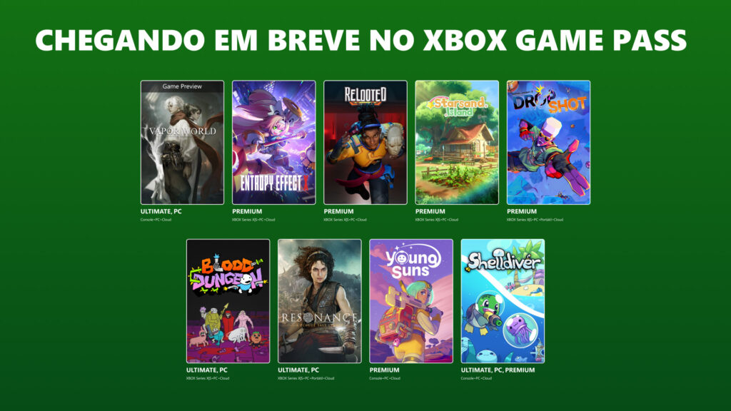 Xbox Game Pass xbox game pass wave 2 agosto de 2026